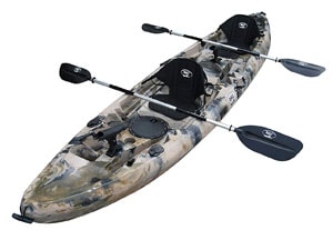 BKC-TK219-12.2’-Tandem-Fishing-Kayak